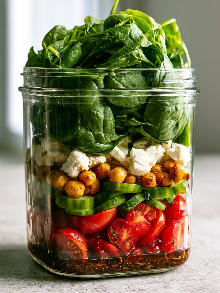Close-up of glossed balsamic dressing and red cherry tomatoes in a glass container. (spinach salad)