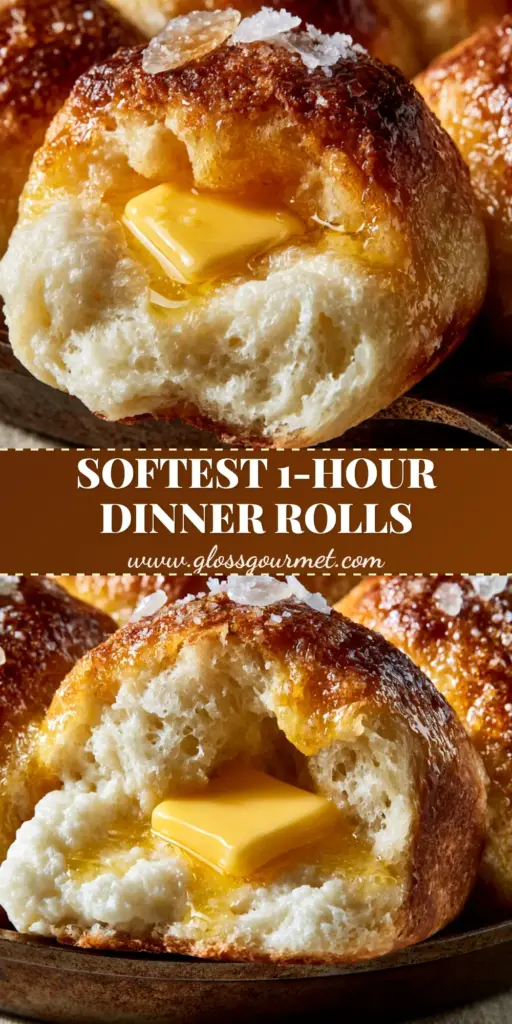 A batch of golden brown pull-apart dinner rolls topped with flaky sea salt and melting butter in a cast iron skillet.